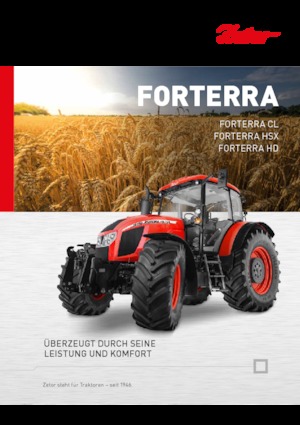 4WD ट्रैक्टर Zetor Forterra 100 HSX