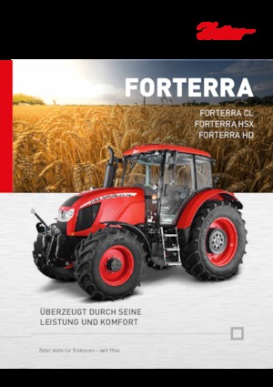 4WD ट्रैक्टर Zetor Forterra HSX 120