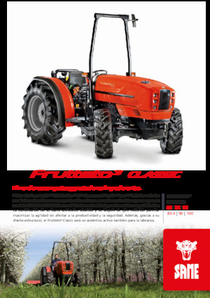 4WD ट्रैक्टर SAME Frutteto³ Classic 80.4 