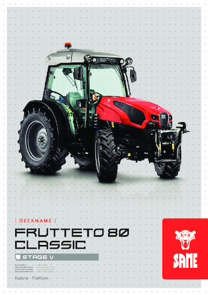 4WD ट्रैक्टर SAME Frutteto 80 Classic 