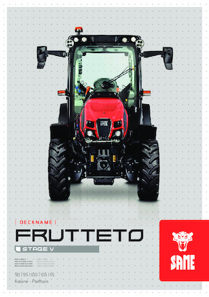 4WD ट्रैक्टर SAME Frutteto S 115 