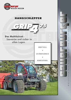 4WD ट्रैक्टर Sauerburger GRIP 4-75 Premium