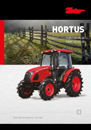 4WD ट्रैक्टर Zetor Hortus HS 65
