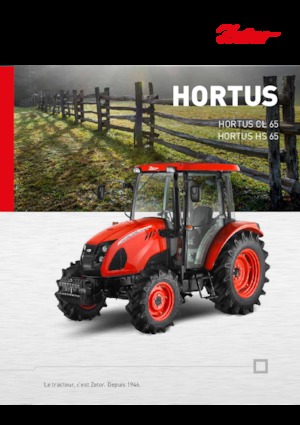 4WD ट्रैक्टर Zetor Hortus CL 65