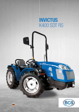 4WD ट्रैक्टर BCS Invictus K400 SDT RS