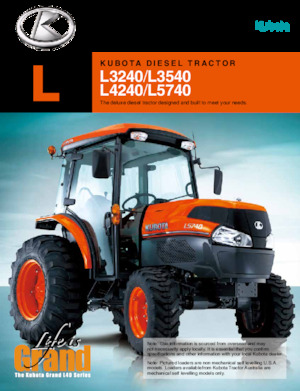 4WD ट्रैक्टर Kubota L5740HSTC