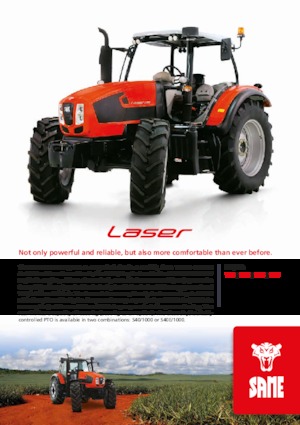 4WD ट्रैक्टर SAME Laser 130