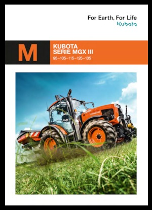 4WD ट्रैक्टर Kubota M 115 GX III