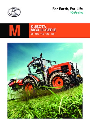 4WD ट्रैक्टर Kubota M 115 GX III