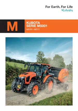 4WD ट्रैक्टर Kubota M5091