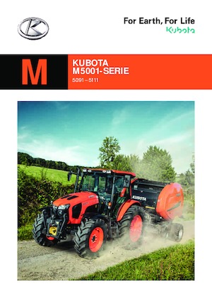 4WD ट्रैक्टर Kubota M5091