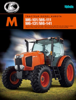 4WD ट्रैक्टर Kubota M 6-111