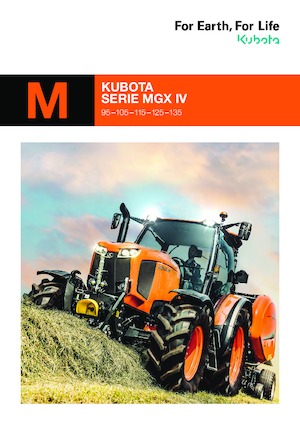 4WD ट्रैक्टर Kubota M135GX-IV
