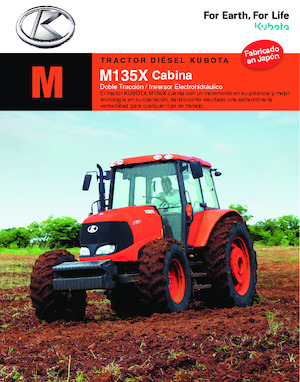 4WD ट्रैक्टर Kubota M135X