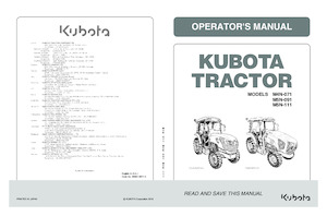 4WD ट्रैक्टर Kubota M4N-071