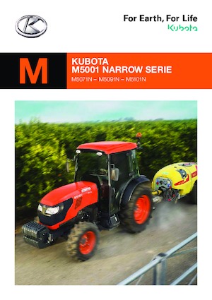 4WD ट्रैक्टर Kubota M5091N