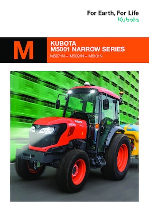 4WD ट्रैक्टर Kubota M5091N