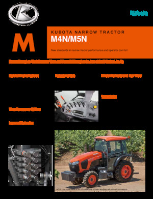 4WD ट्रैक्टर Kubota M5N-111