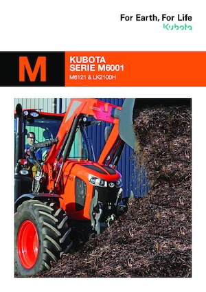 4WD ट्रैक्टर Kubota M6121