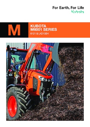 4WD ट्रैक्टर Kubota M6121