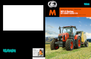 4WD ट्रैक्टर Kubota M7-172 Premium CVT