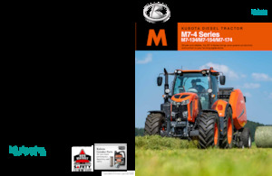 4WD ट्रैक्टर Kubota M7-174