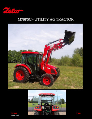 4WD ट्रैक्टर Zetor M70PSC