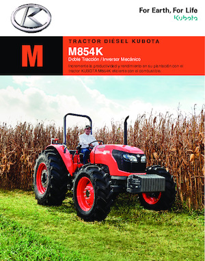 4WD ट्रैक्टर Kubota M854K