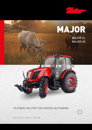 4WD ट्रैक्टर Zetor Major HS 80