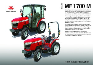 4WD ट्रैक्टर Massey Ferguson MF 1735 M HP 