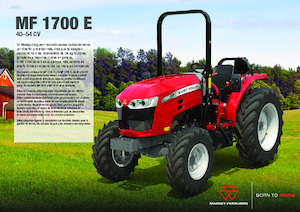 4WD ट्रैक्टर Massey Ferguson MF 1740 E MP 