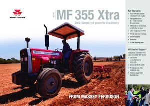 4WD ट्रैक्टर Massey Ferguson MF 355 Xtra
