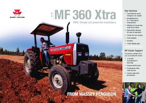 4WD ट्रैक्टर Massey Ferguson MF 360 Xtra