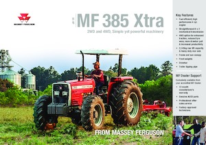 4WD ट्रैक्टर Massey Ferguson MF 385 Xtra