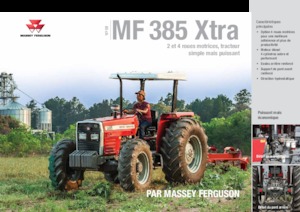 4WD ट्रैक्टर Massey Ferguson MF 385 Xtra