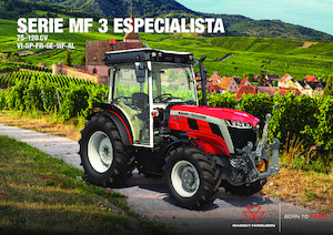 4WD ट्रैक्टर Massey Ferguson MF 3SP.115 