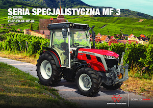 4WD ट्रैक्टर Massey Ferguson MF 3GE.105 