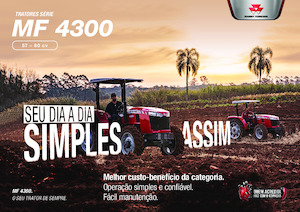 4WD ट्रैक्टर Massey Ferguson MF 4307