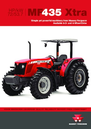 4WD ट्रैक्टर Massey Ferguson MF 435 Xtra 