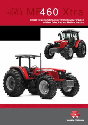 4WD ट्रैक्टर Massey Ferguson MF 460 Xtra