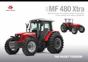 4WD ट्रैक्टर Massey Ferguson MF 480 Xtra