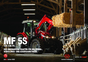 4WD ट्रैक्टर Massey Ferguson MF 5S.125
