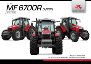 4WD ट्रैक्टर Massey Ferguson MF 6712R