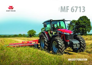 4WD ट्रैक्टर Massey Ferguson MF 6713 MR