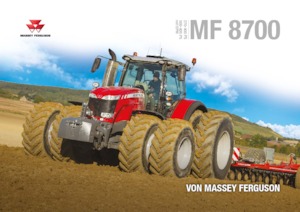 4WD ट्रैक्टर Massey Ferguson MF 8740 S