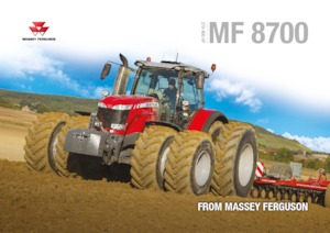 4WD ट्रैक्टर Massey Ferguson MF 8740 S