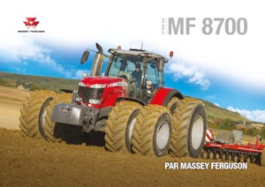 4WD ट्रैक्टर Massey Ferguson MF 8740 S
