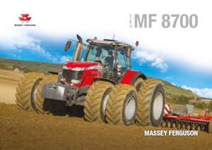 4WD ट्रैक्टर Massey Ferguson MF 8740 S