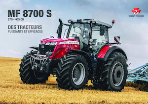 4WD ट्रैक्टर Massey Ferguson MF 8740 S 