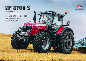 4WD ट्रैक्टर Massey Ferguson MF 8740 S 